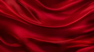 红色丝绸华丽大气背景