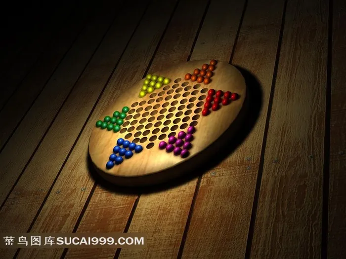 跳棋3D壁纸