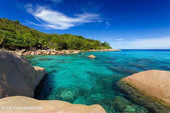 唯美沙滩海边风景高清图片