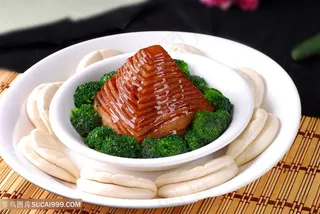 面香扣肉中华美食摄影图