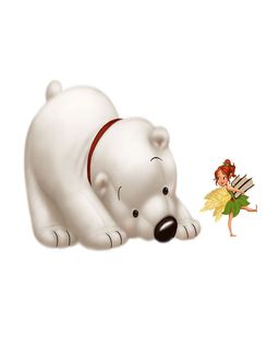 免抠卡通北极熊psd素材