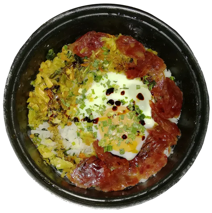 广式酱油煲仔饭配菜免抠摄影实拍实物元素素材psd模版下载