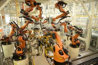 一汽大众焊装车间 (5)