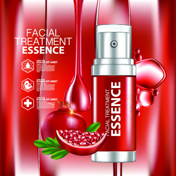 设计广告化妆品素材