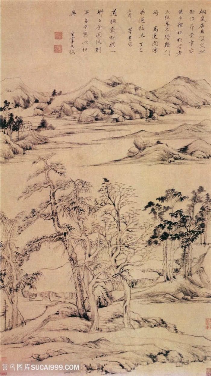 中国风界画高逸图