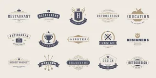 设计勋章标志素材