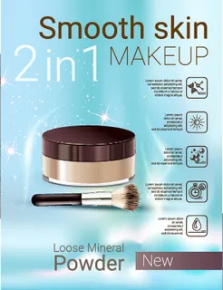 化妆品使用说明书彩妆科幻底图