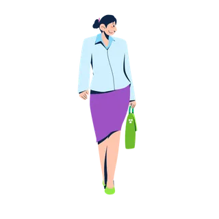 扁平化旅游旅行人物组合元素 