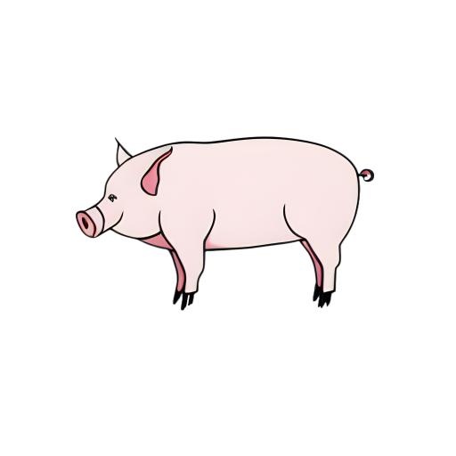 猪动物免抠