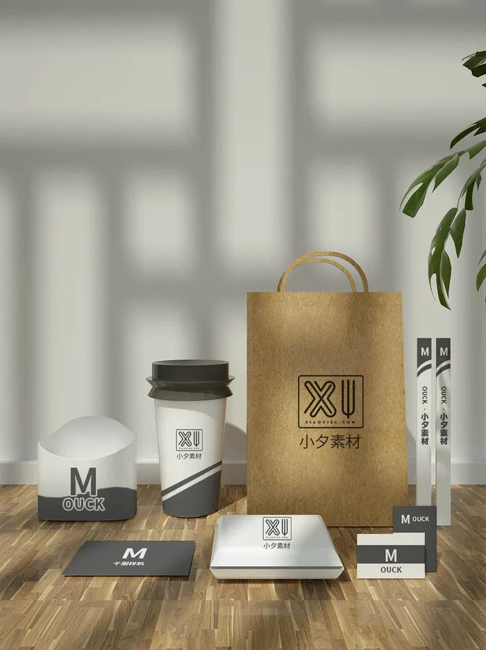 包装智能贴图样机VI效果PSD素材