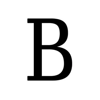 字母B PNG免抠