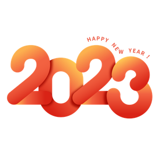 元旦2023兔年数字