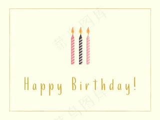 生日快乐英文贺卡图片