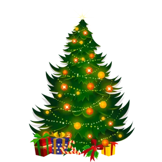 圣诞节平安夜圣诞树免扣素材圣诞元素