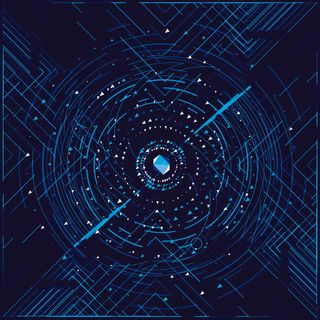 几何抽象粒子线条光线科技感网页banner展板背景AI矢量设计素材