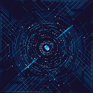 几何抽象粒子线条光线科技感网页banner展板背景AI矢量设计素材