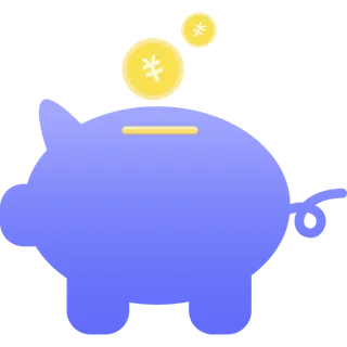 小猪存钱罐简笔画