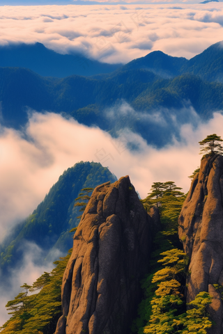 大自然风光山川风景摄影图
