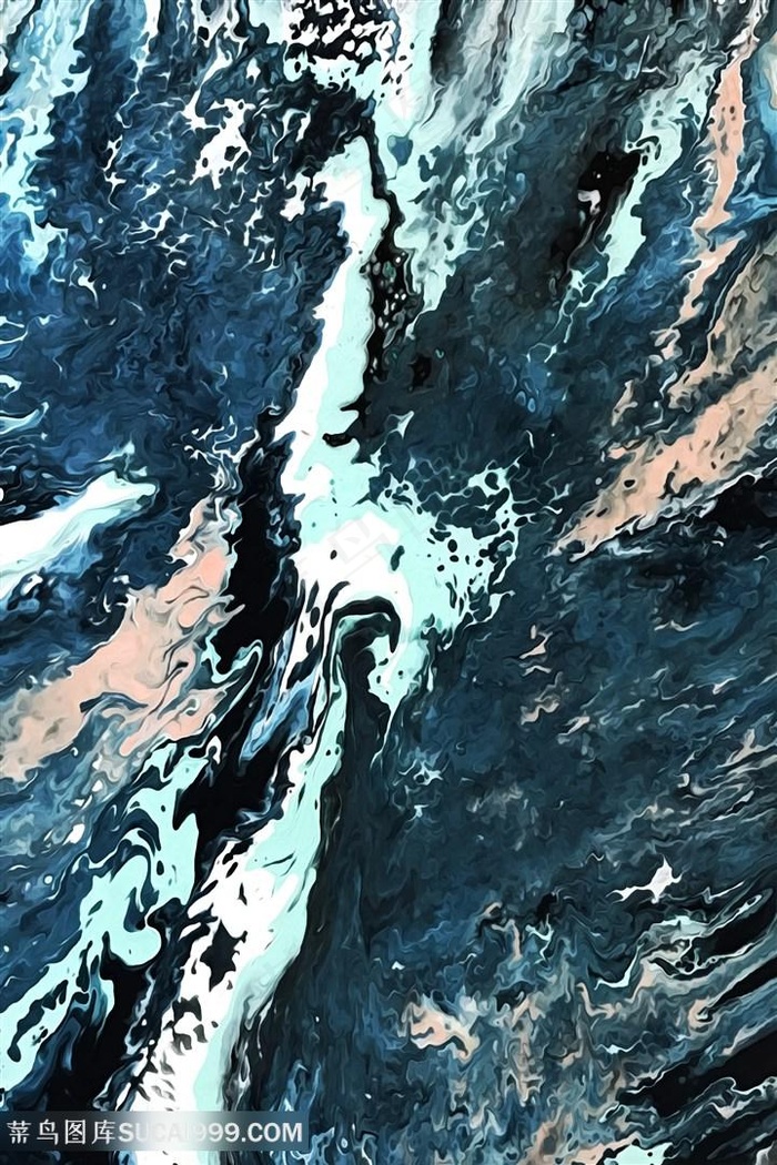 抽象艺术水彩挂画