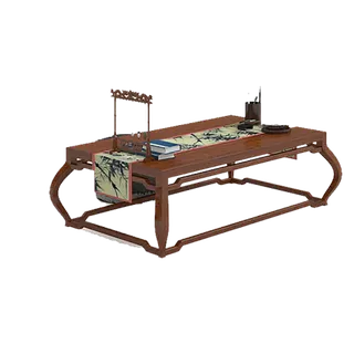 书画桌子木材素材少儿兴趣班