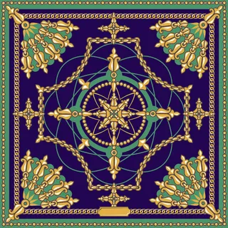 少数民族藏族特色花纹波西米亚风纹理背景图案设计AI矢量图片素材