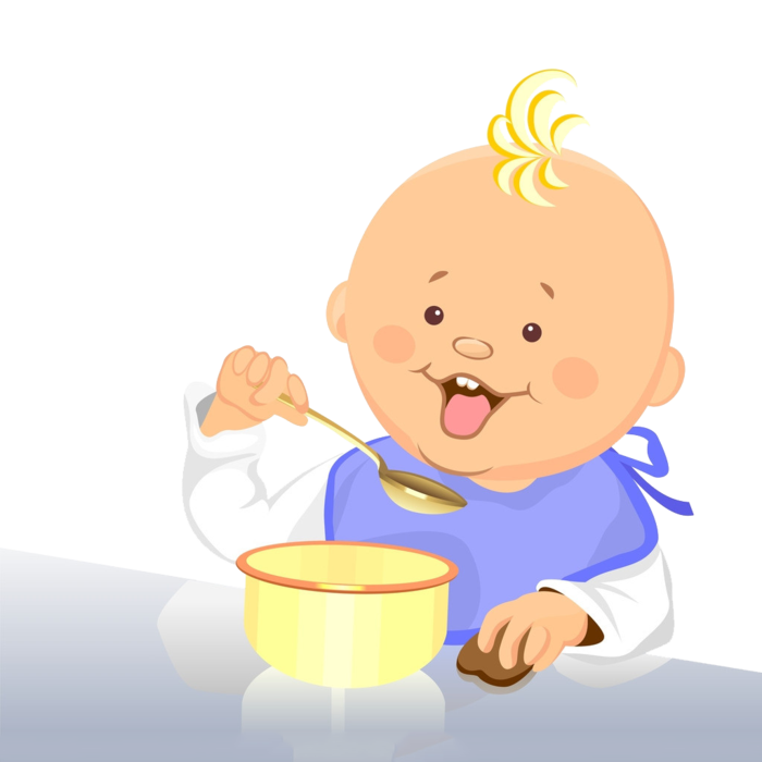 婴儿吃辅食
