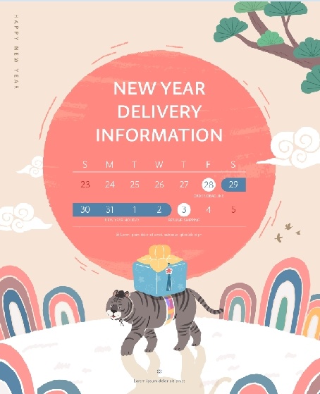 设计新年 2022 装饰素材eps,ai矢量模版下载