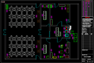 商用厨房 CAD 饭店后厨 商用灶具 