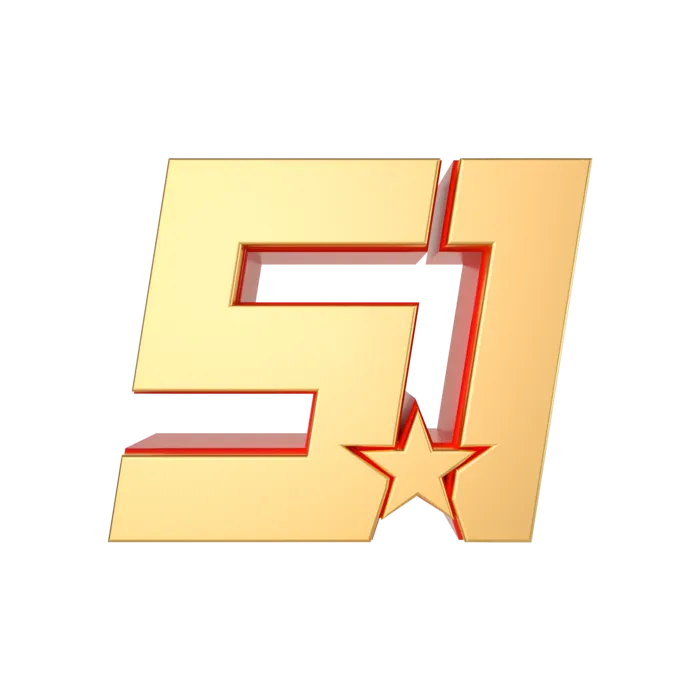 五一劳动节创意金属艺术字体