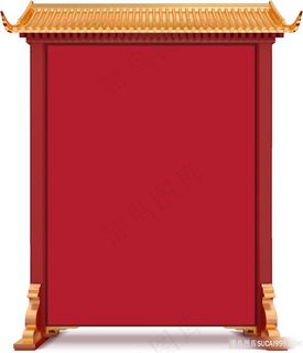中国风古典告示板