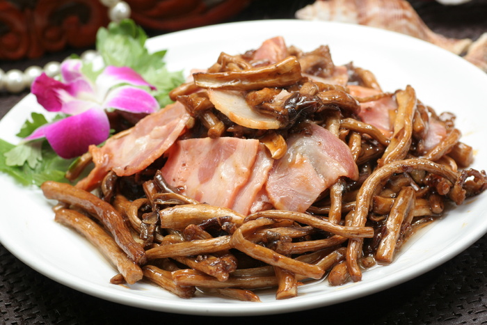 培根肉茶树菇 (4)