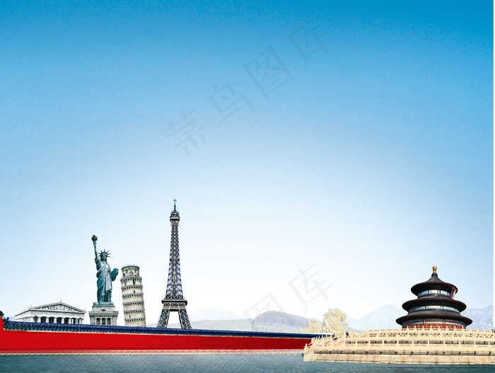 中国风古建风格海报素材_0104psd模版下载