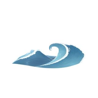 海浪浪花海洋免抠