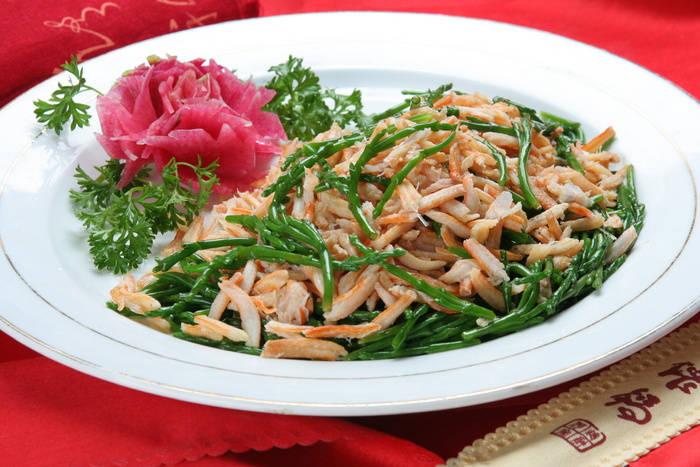 54蟹肉海芦笋-何家煨锅