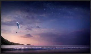 海边 海浪 大海 星空