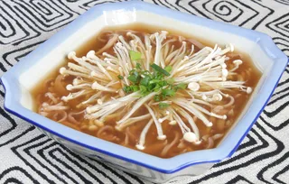 脆菇肚丝22元
