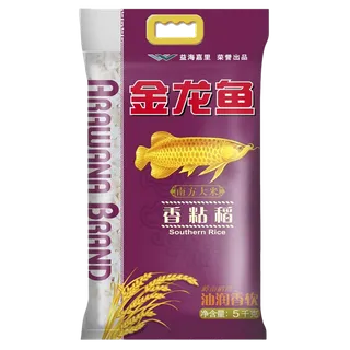 金龙鱼香粘稻5千克超市商品白底图免抠实物摄影png格式图片透明底