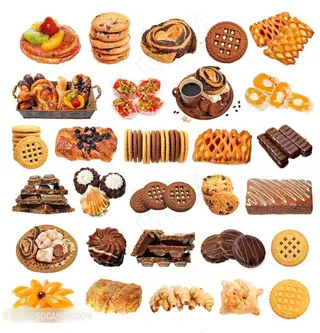 巧克力饼干与曲奇面包