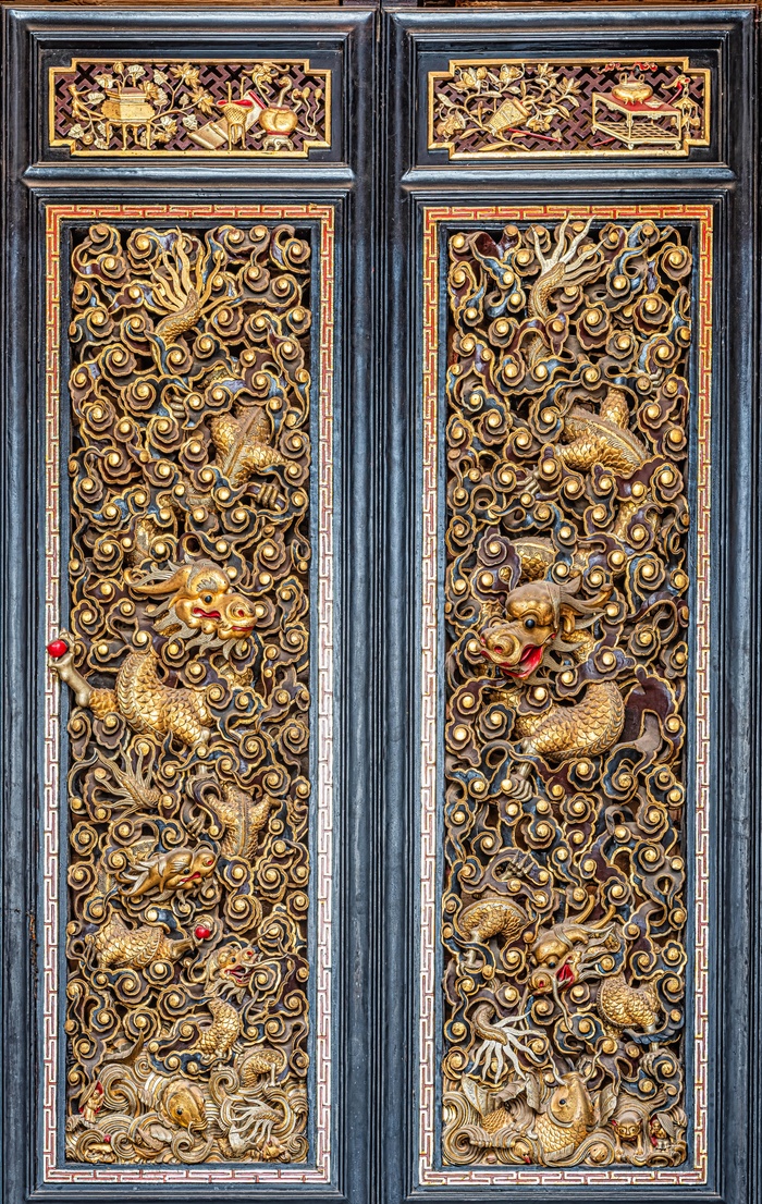 通海三圣宫木雕