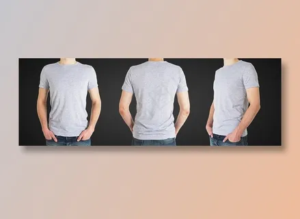 圆领棉质t恤广告海报高清摄影