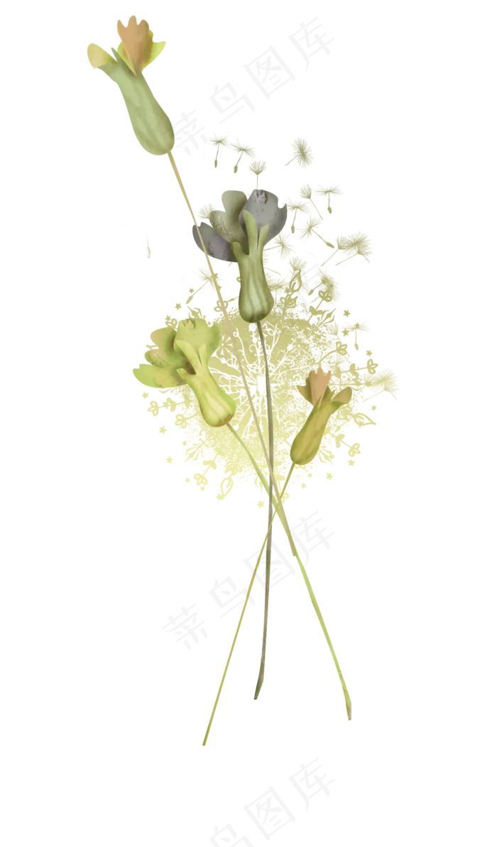 免抠花   