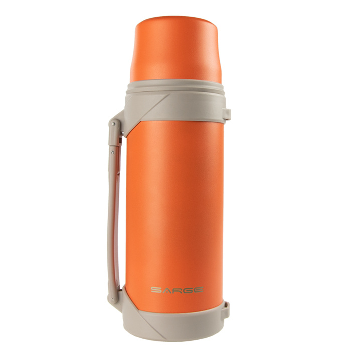 免抠橘黄色保温杯实物图片