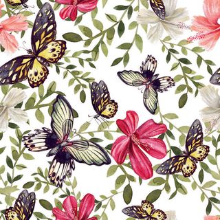 花卉唯美手绘花朵面料纹理手机壳布料面料印花服装矢量图案素材