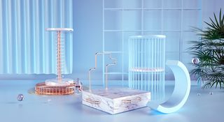 C4D场景素材源文件首页海报