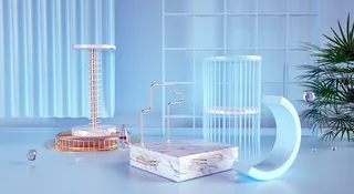 C4D场景素材源文件首页海报