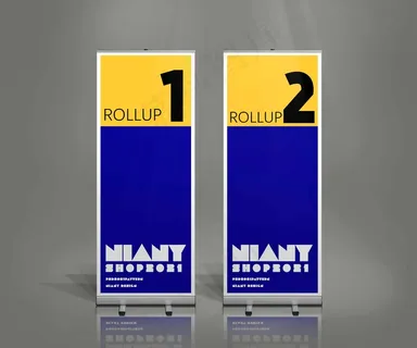 易拉宝样机 易拉宝效果图