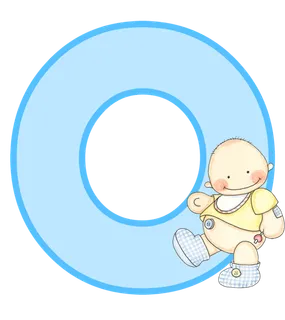 字母O卡通
