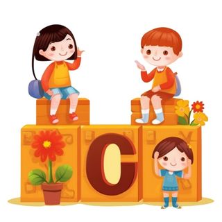 儿童英文字母免抠