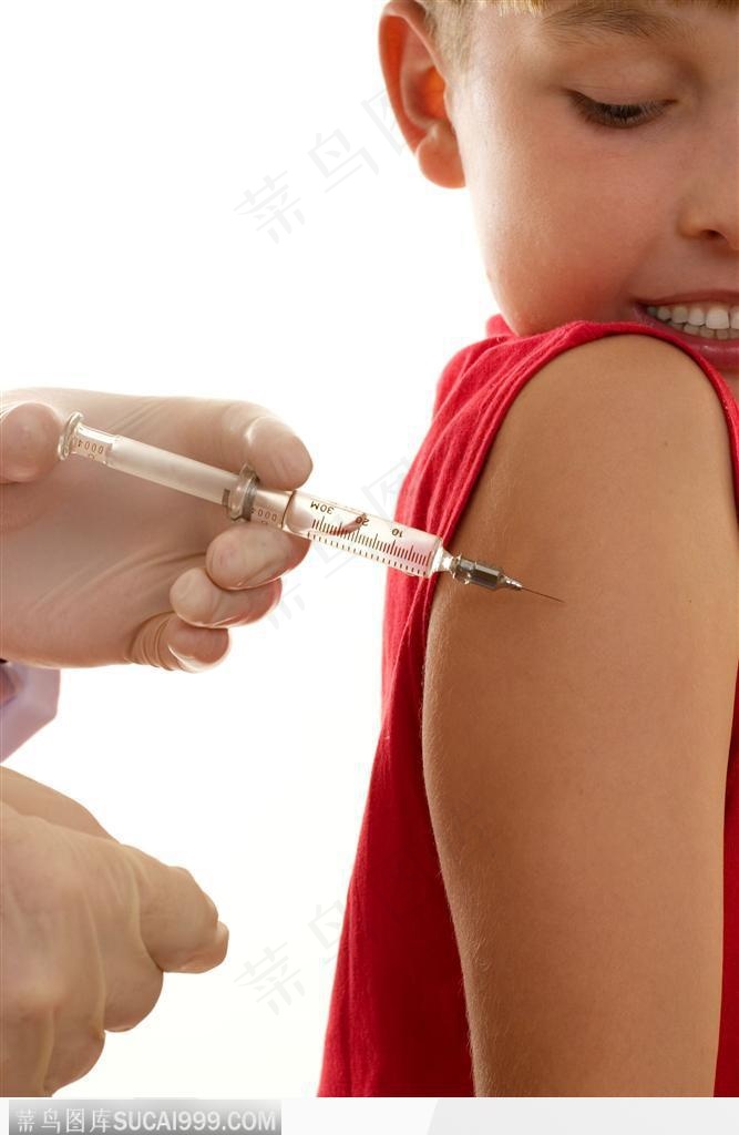 医疗器材-给小孩注射药品