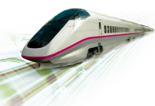 高铁列车动车动画免扣素材PNG